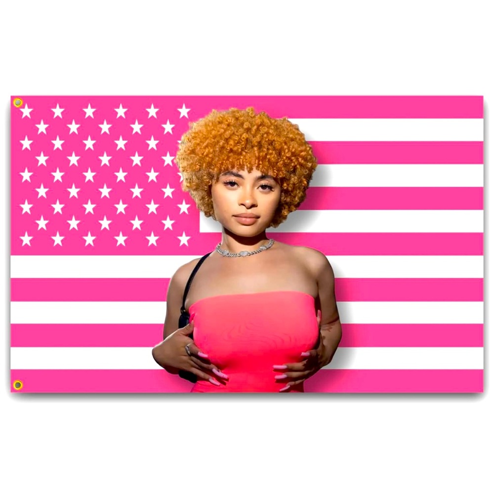 🩷5 for‎ $25 sale *NWT* pink Ice Spice American Flag 3x5’ tapestry